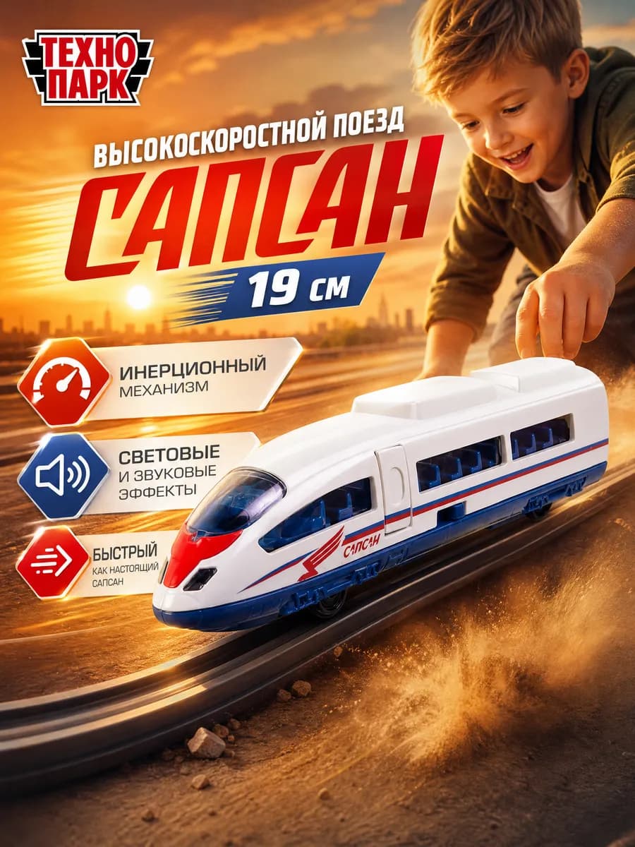 Высокоскоростной поезд Сапсан детский