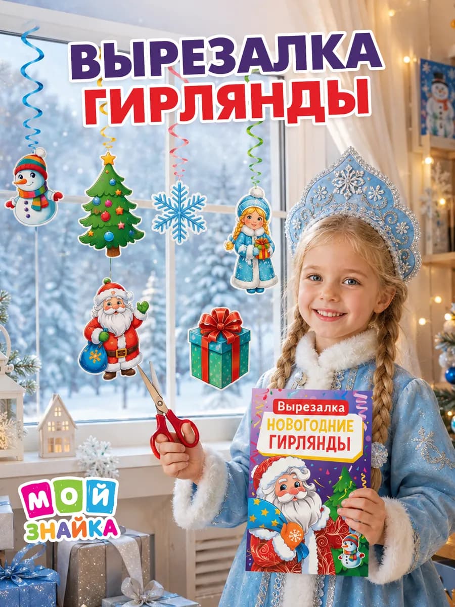 Развивашки вырезалки, развивающие игрушки гирлянды для детей