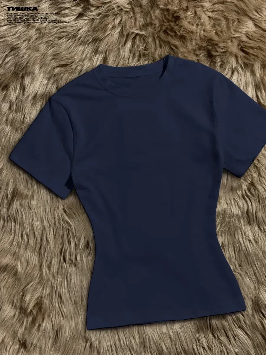 Базовая облегающая футболка скимс