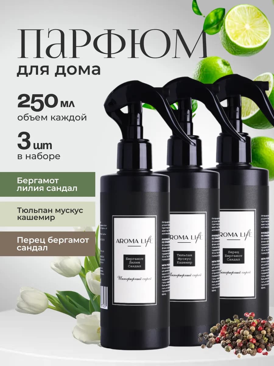 Освежитель воздуха парфюмированный ароматизатор для дoма