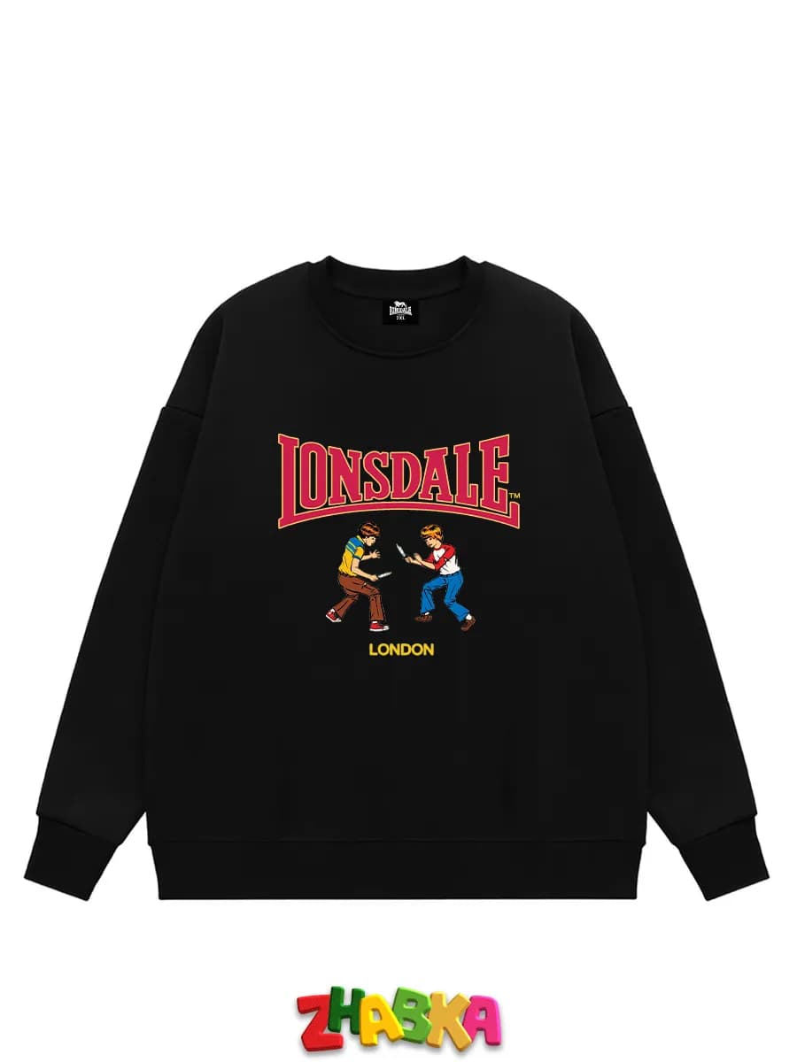 Свитшот оверсайз с принтом lonsdale лонсдейл sk8