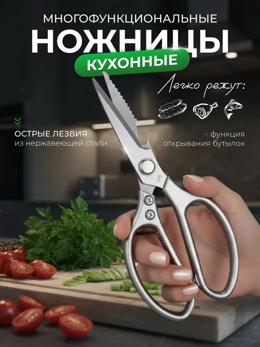 Ножницы кухонные универсальные