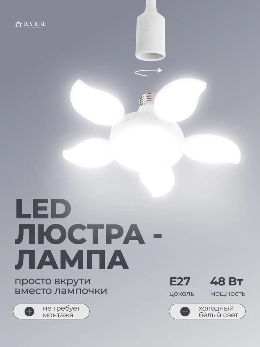 Лампа светодиодная потолочная для кухни