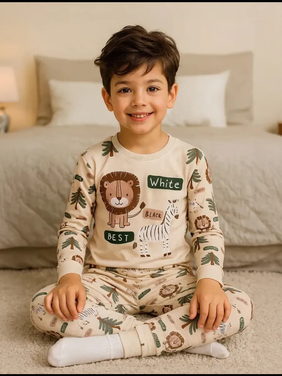 Детская пижама теплая