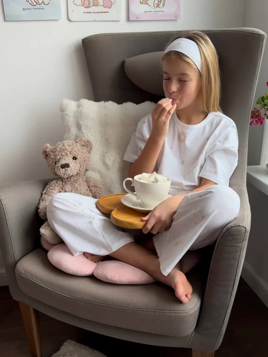 Пижама со штанами подростковая новогодняя - фото 1