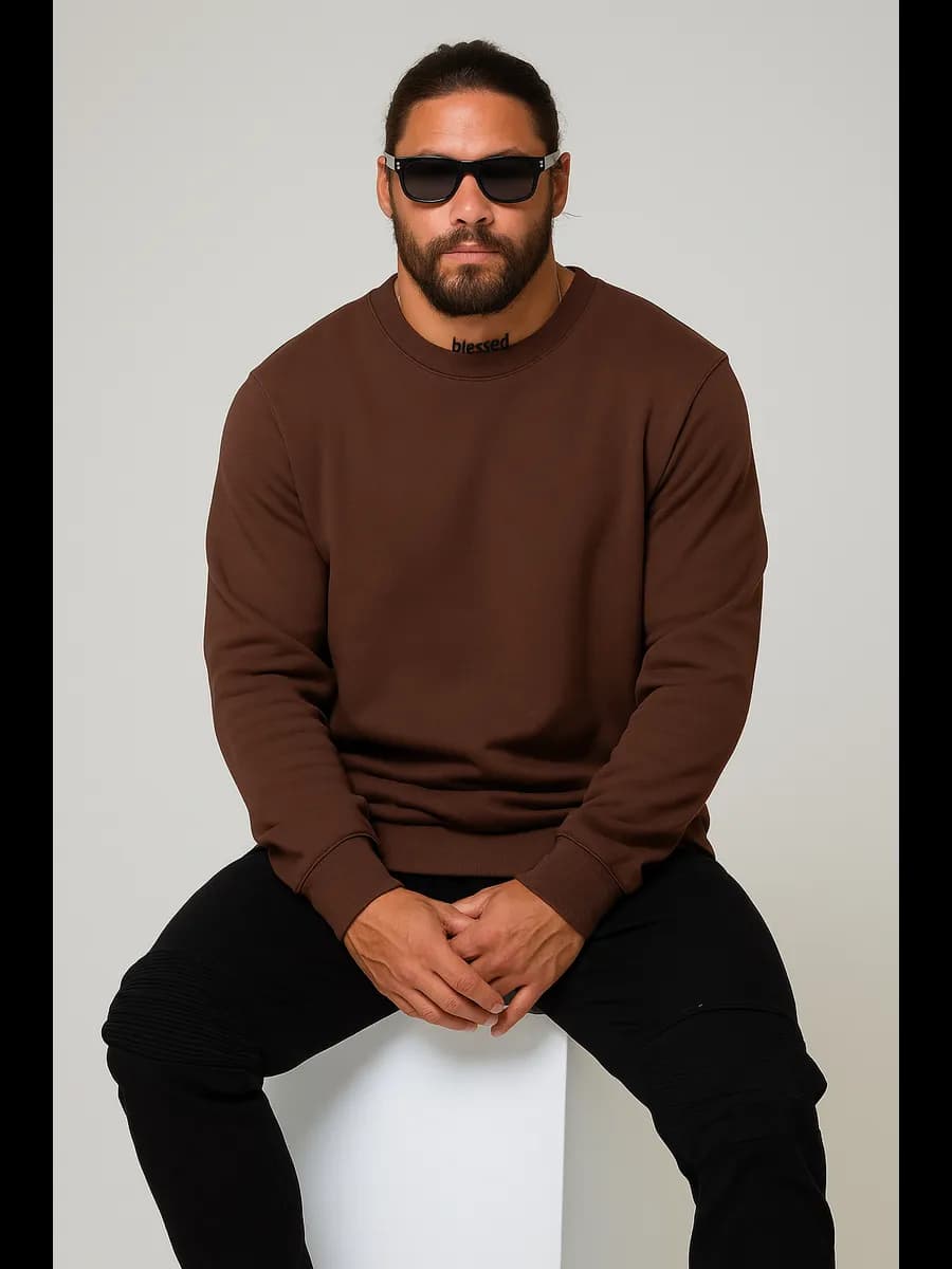 Свитшот мужской оверсайз без начеса