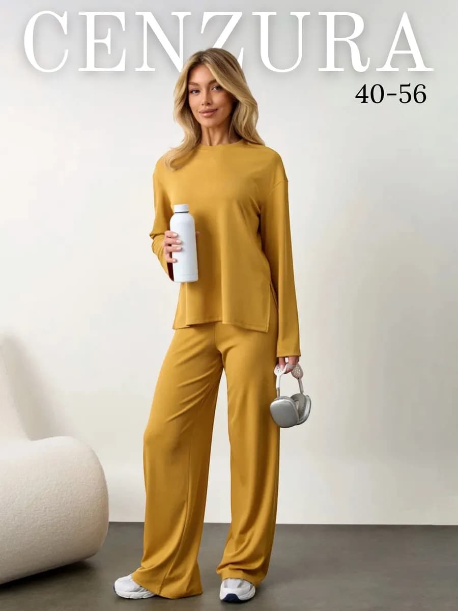 Костюм лапша трикотажный - фото 1