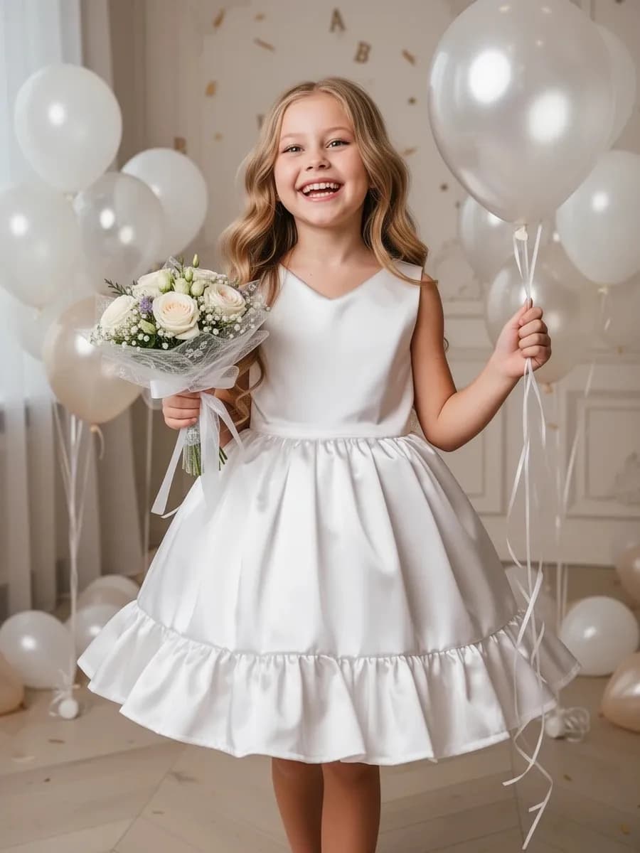 Платье для девочки нарядное праздничное на новый год