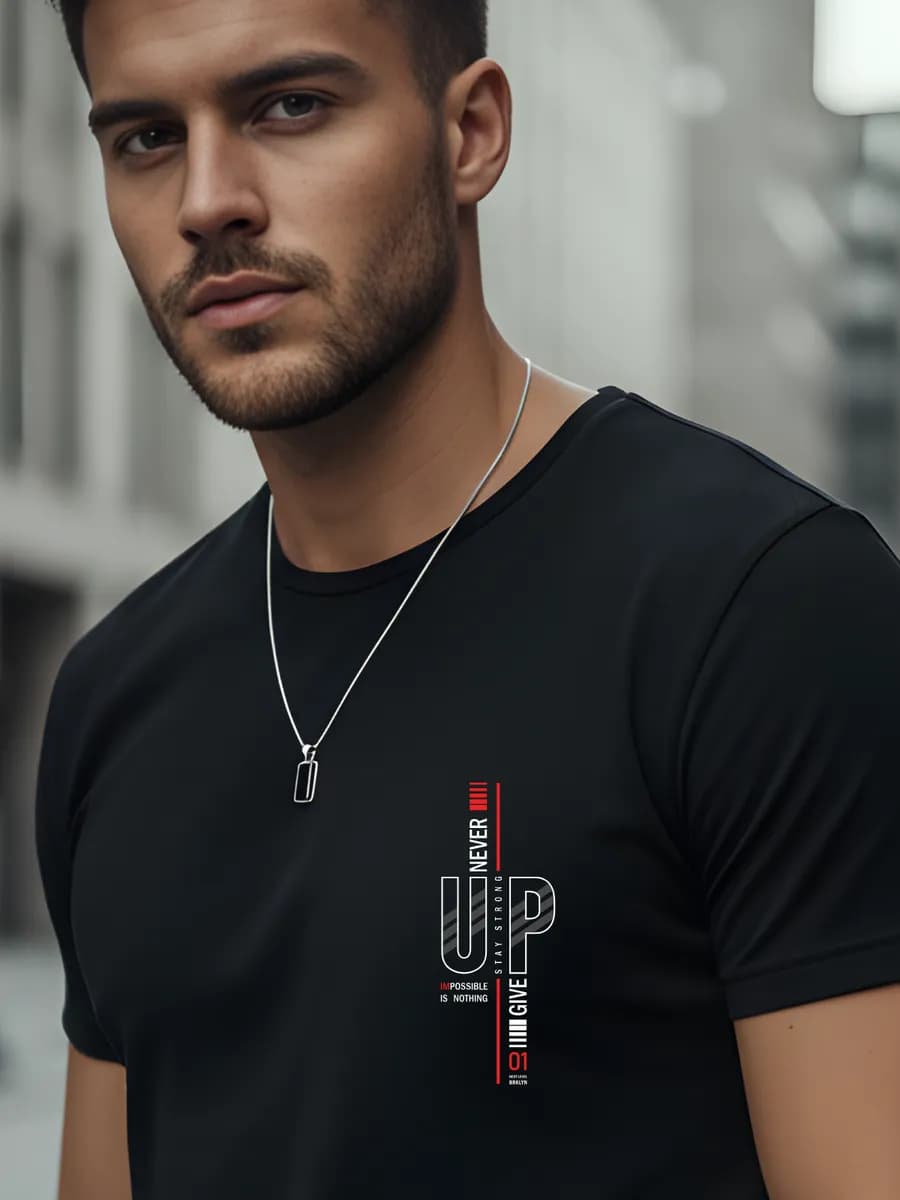 Футболка с принтом