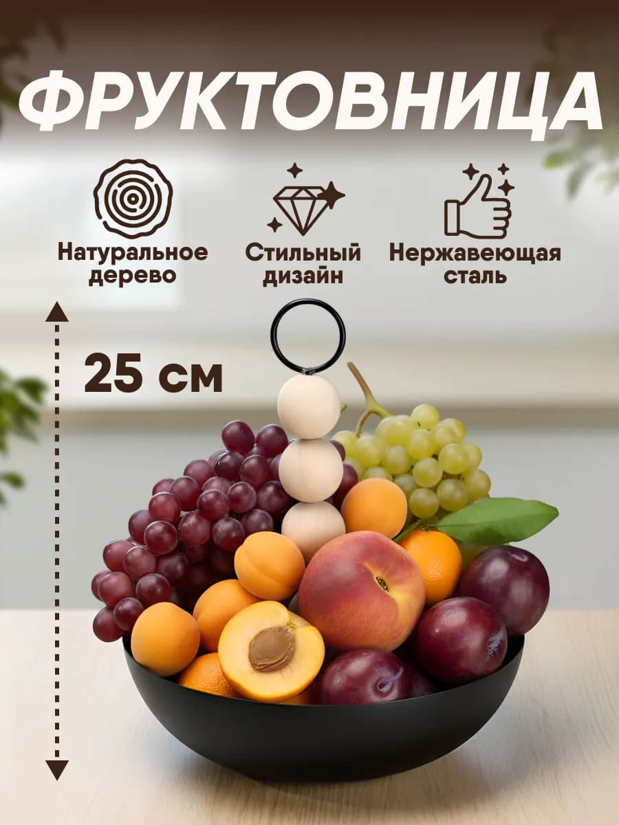 Фруктовница металлическая