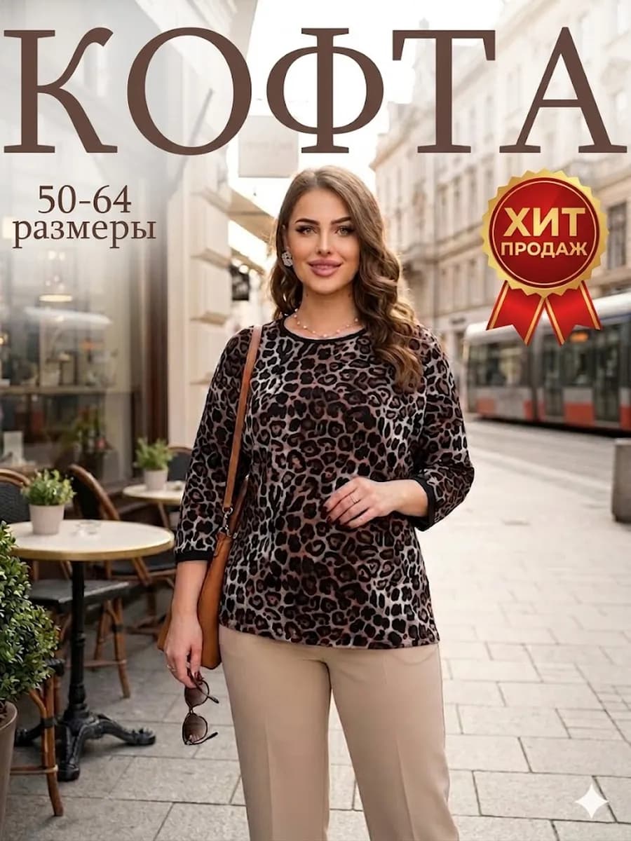Кофта большие размеры