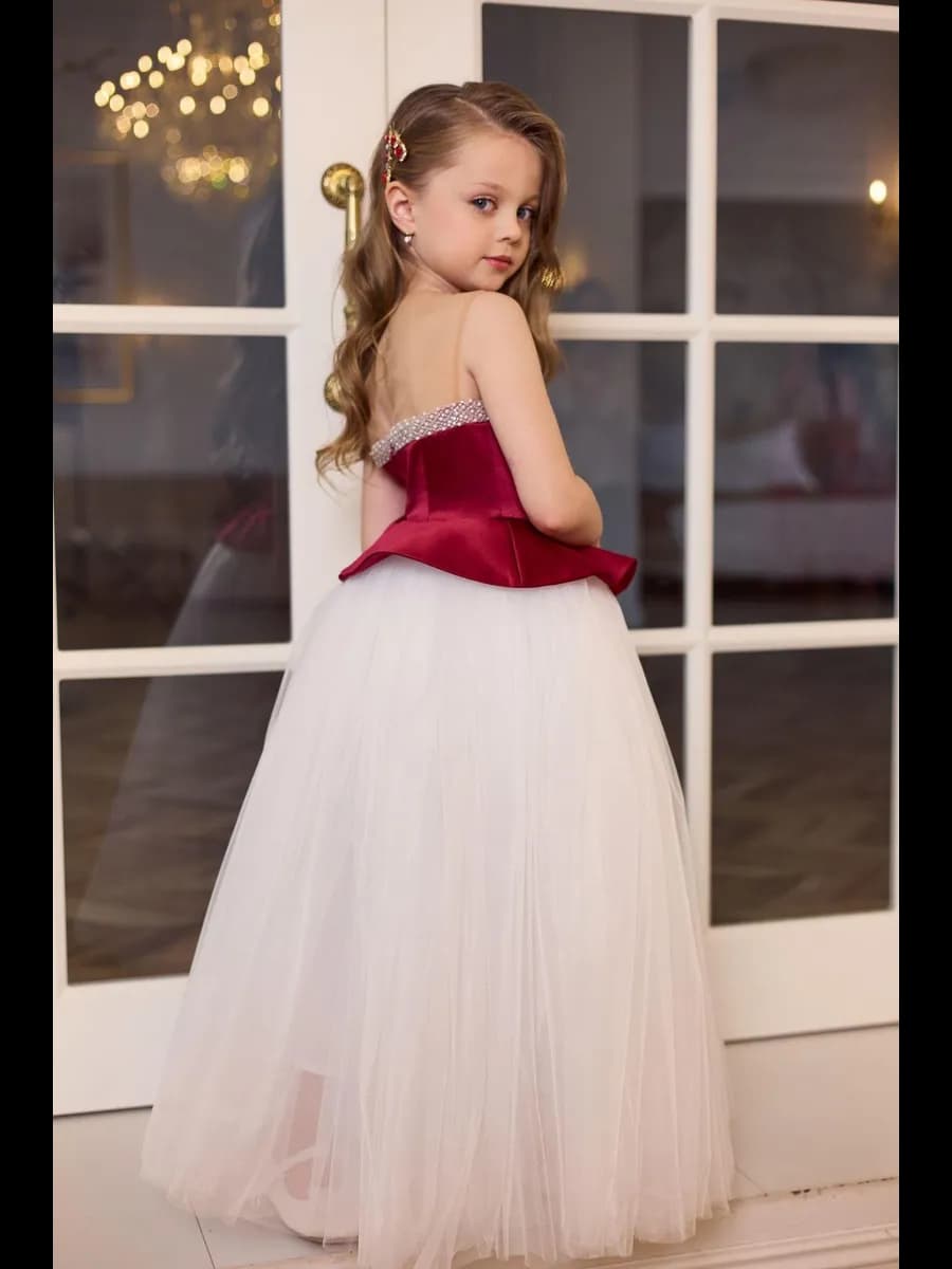 Платье нарядное праздничное пышное на выпускной в садик