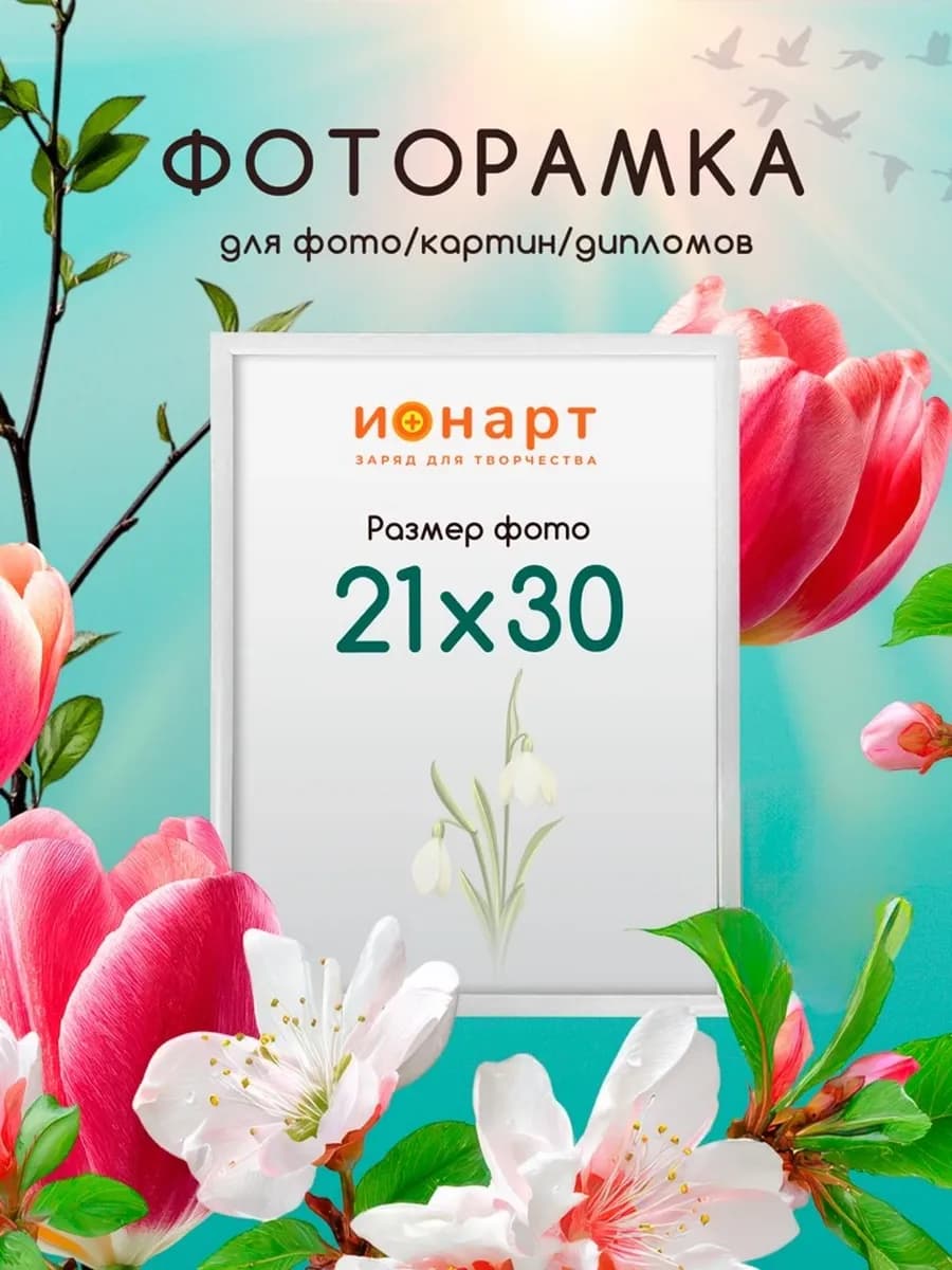 Рамка 21х30 А4 для фото, картин, постеров 1 шт