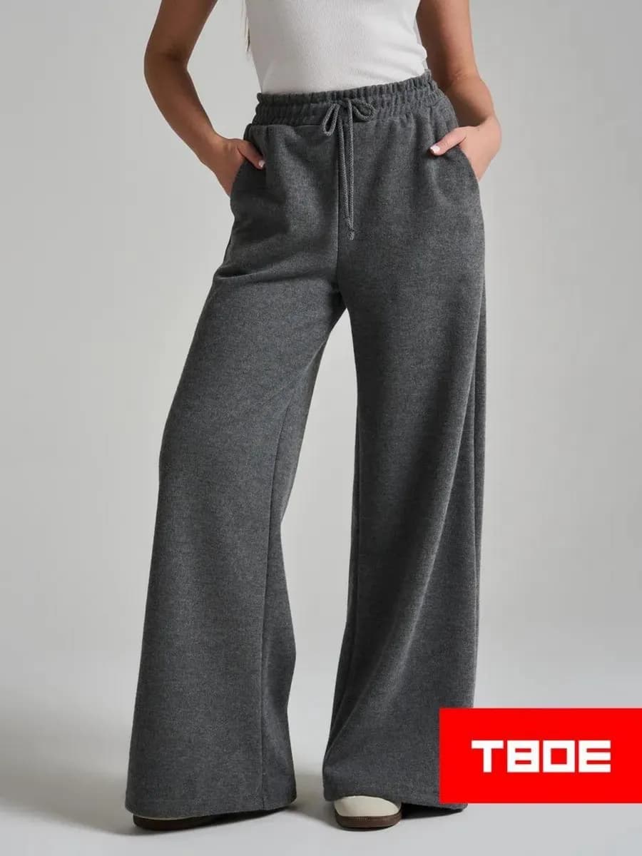 Брюки трикотажные прямые