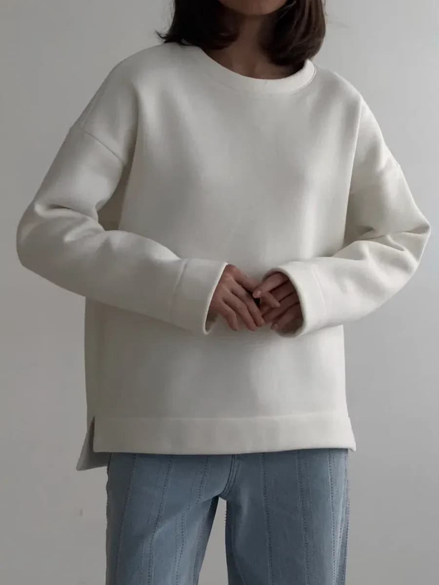 Свитшот шлица с начесом