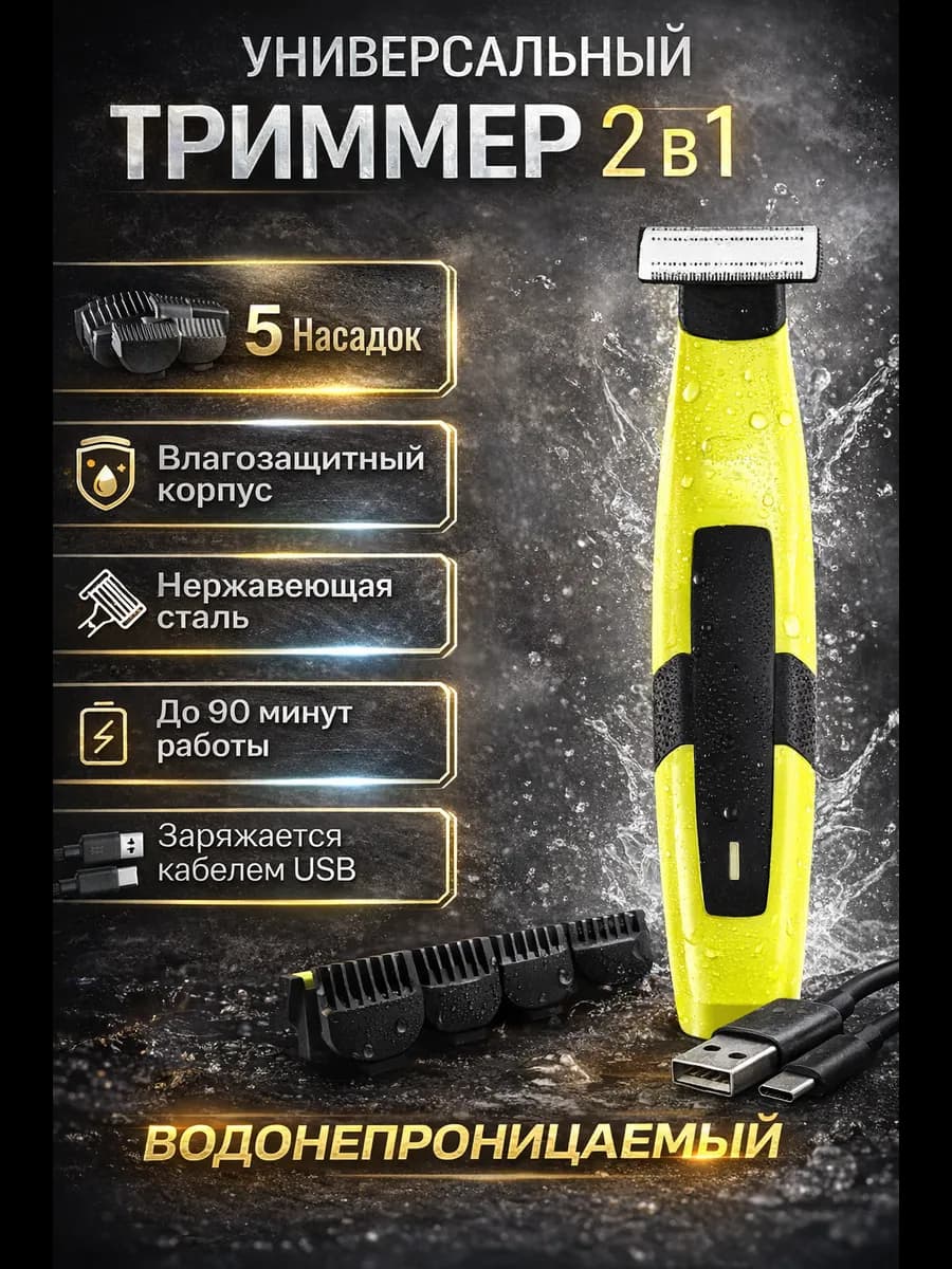 Триммер для всего тела 2 в 1