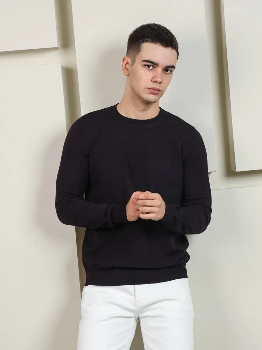 Джемпер вязаный