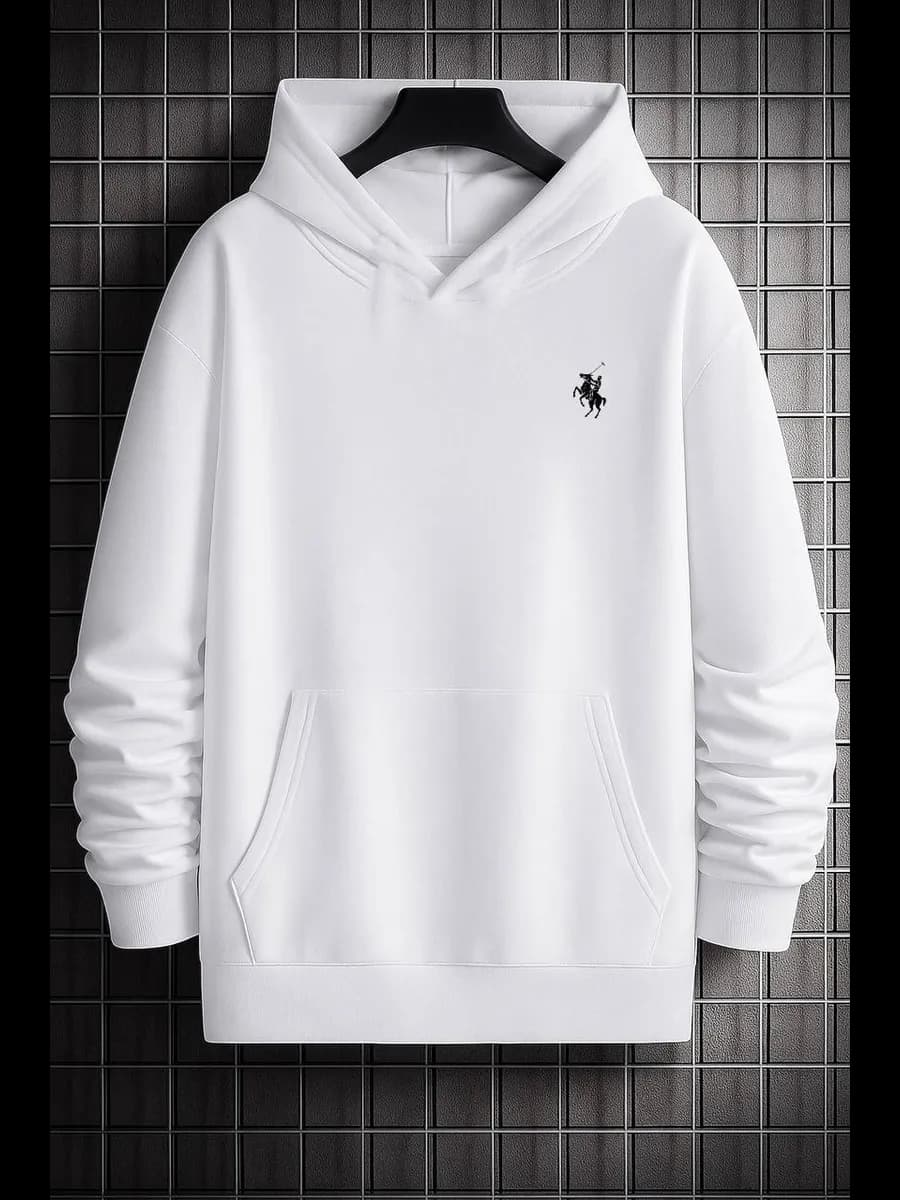 Худи оверсайз для подростка без начеса с капюшоном