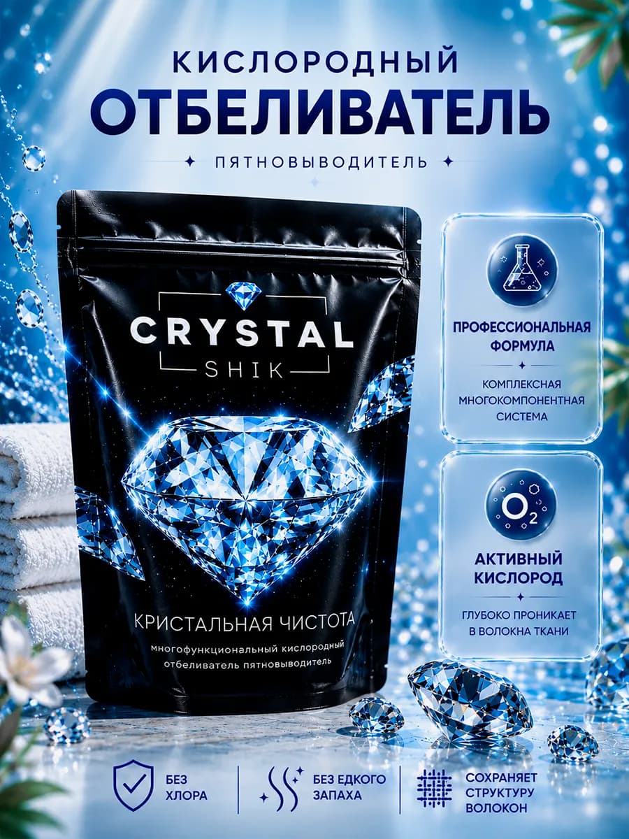 Кислородный отбеливатель пятновыводитель для всего