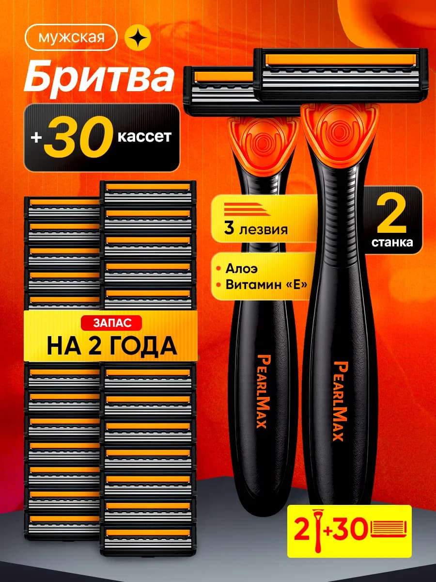 Бритва мужская. Станок для бритья