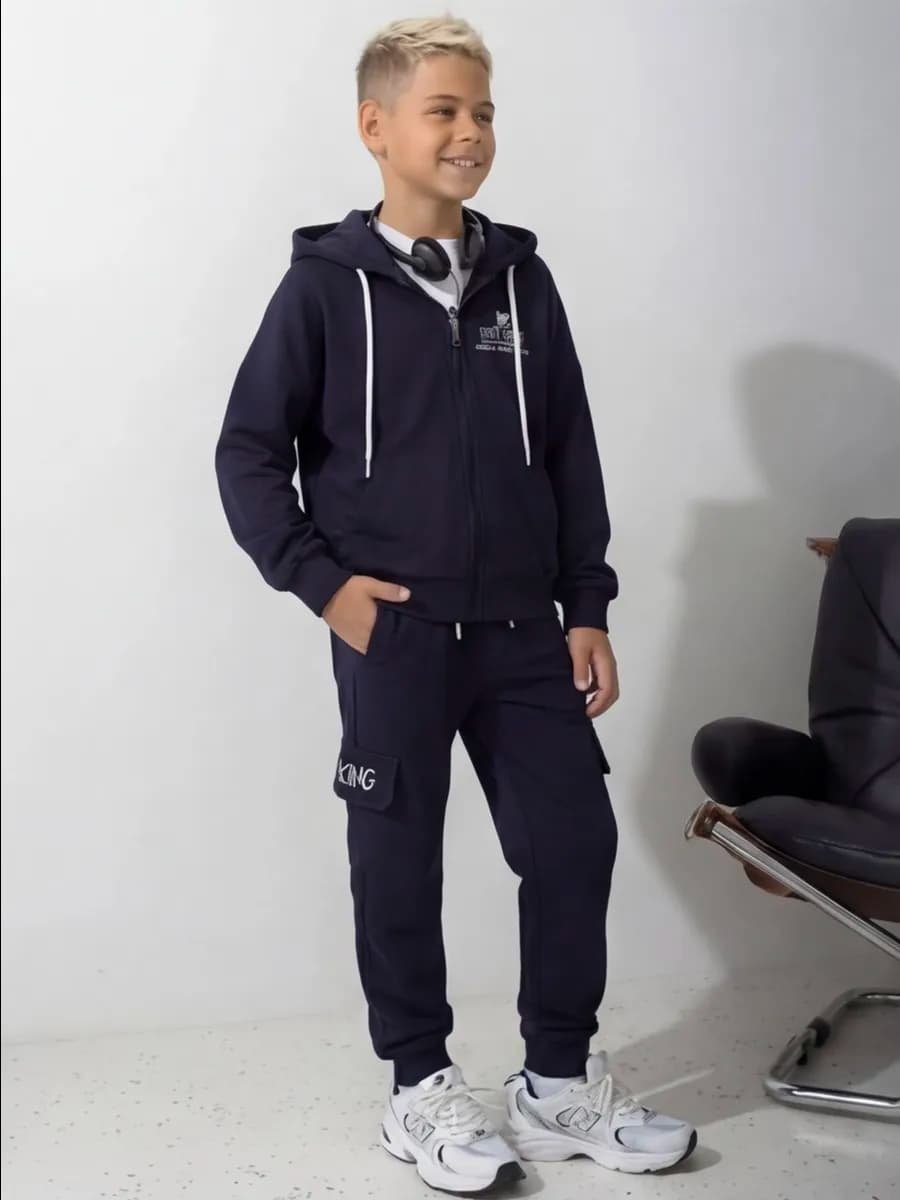Костюм спортивный для мальчика без начеса - фото 1