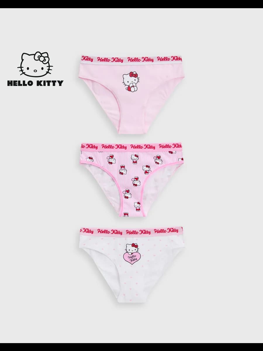 Трусы-бикини с принтом Hello Kitty 3 шт