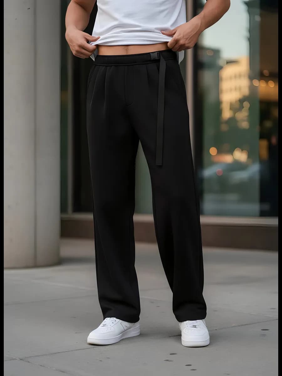 Спортивные штаны утепленные зимние с начесом - фото 1