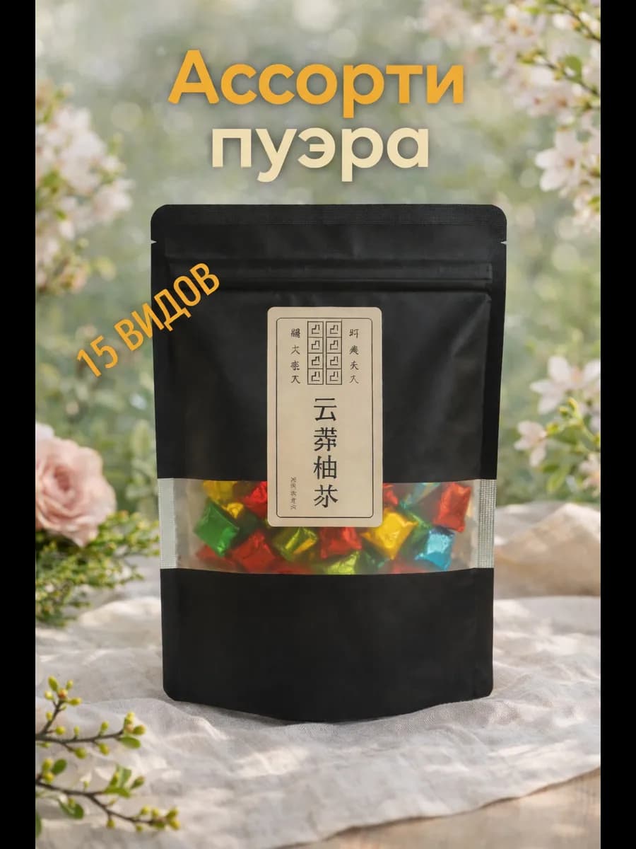 Ассорти чайной смолы. 50 грамм. 15 вкусов