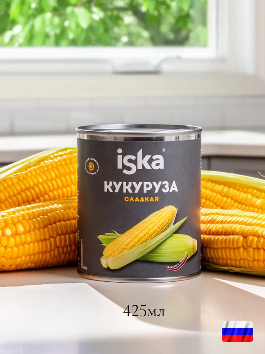 Кукуруза консервированная. Высший сорт. 425мл