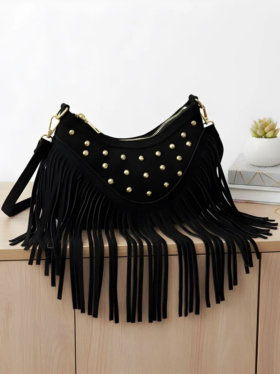 Сумка через плечо маленькая бохо - фото 1