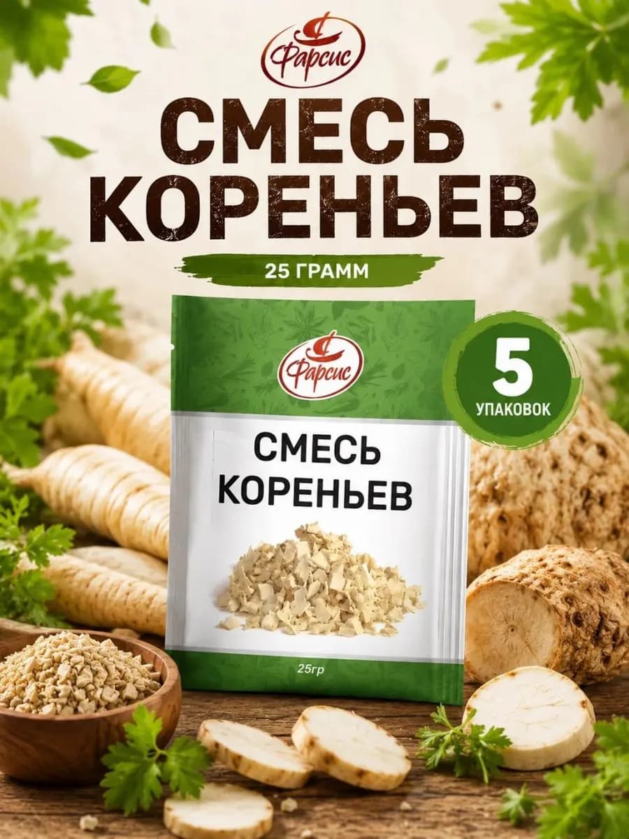 Смесь кореньев 125 грамм ( 5 уп. )