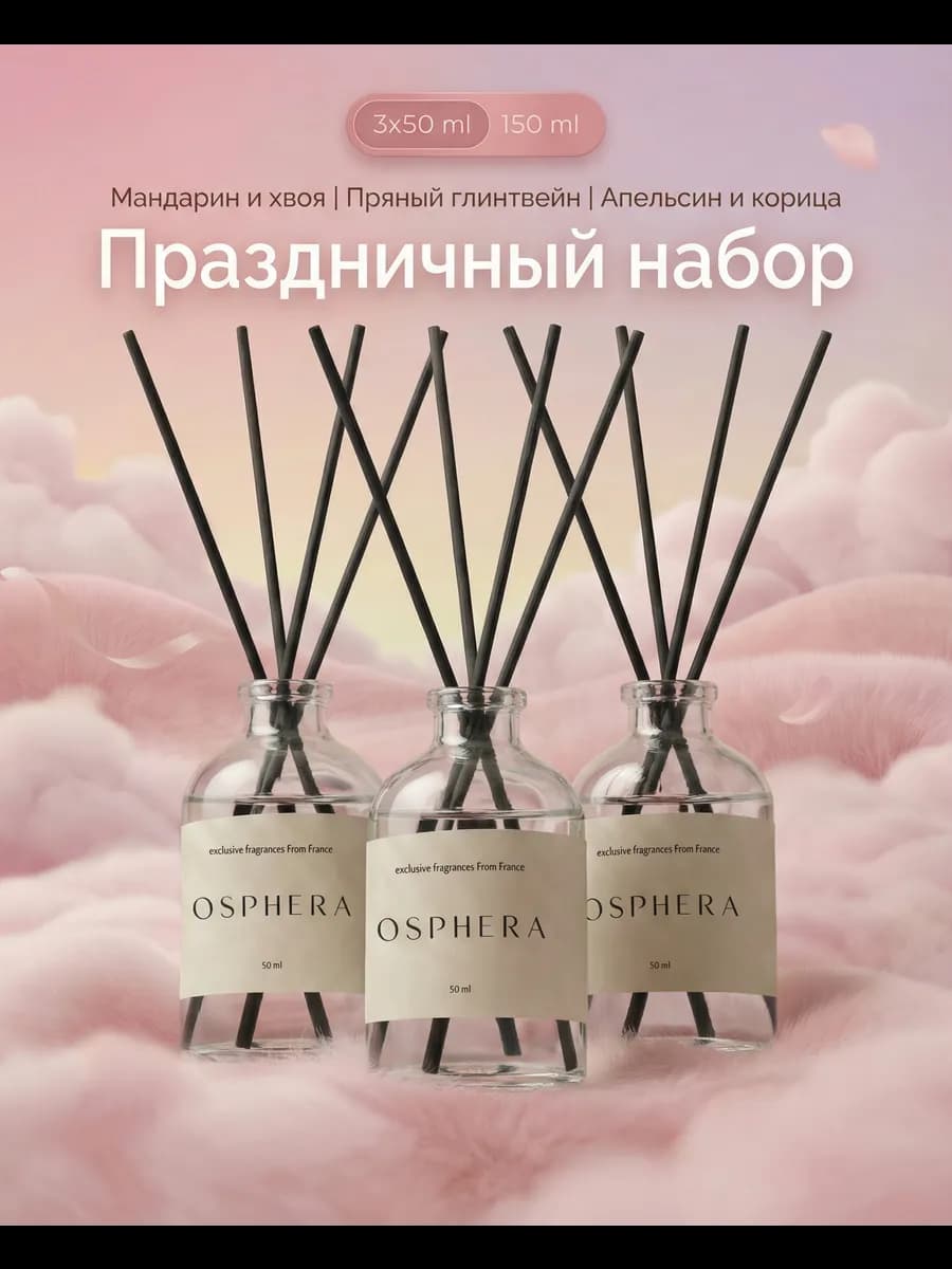 Диффузор для дома - набор ароматизаторов парфюмированный