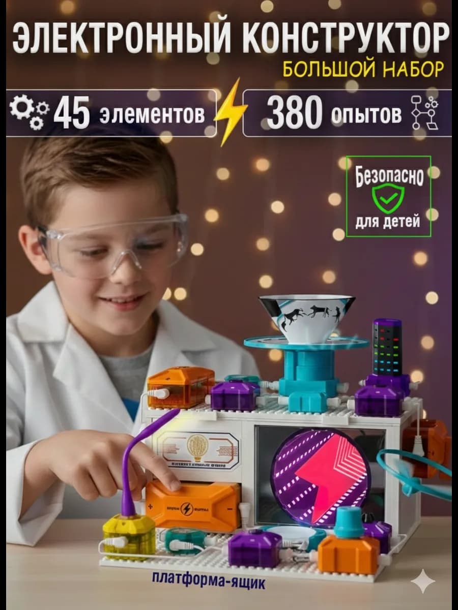 Электронный конструктор 45 элементов