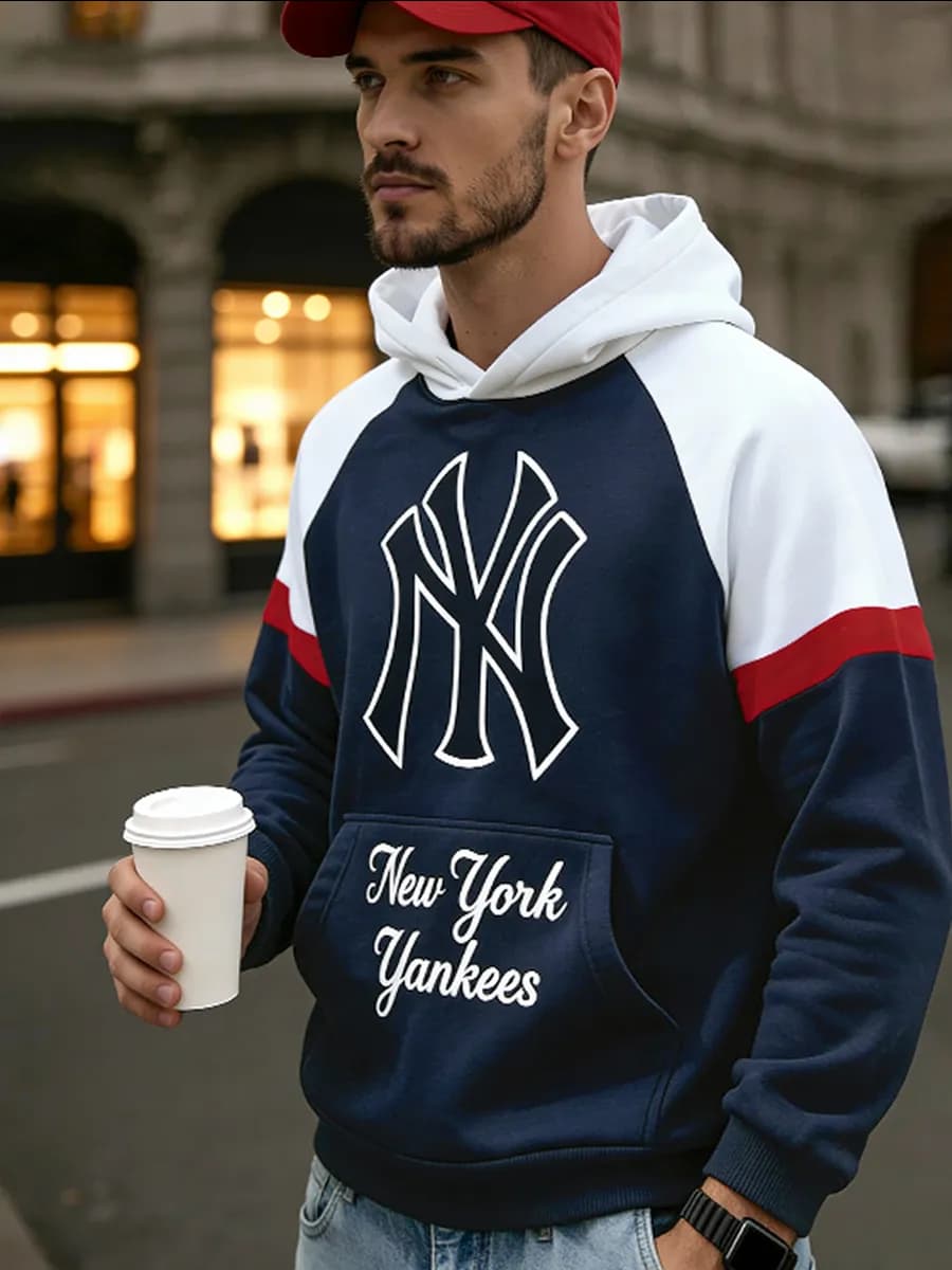 Худи оверсайз с принтом без начеса