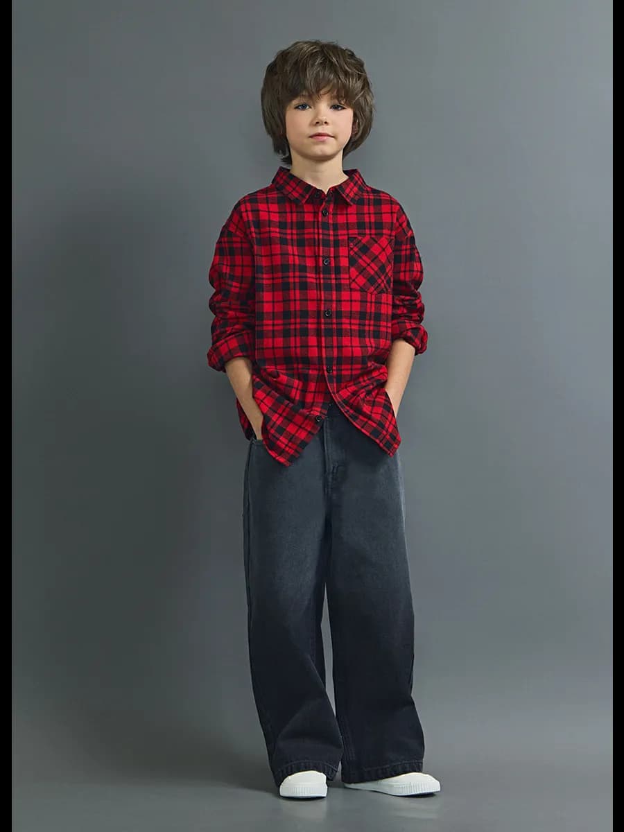 Рубашка классическая в клетку