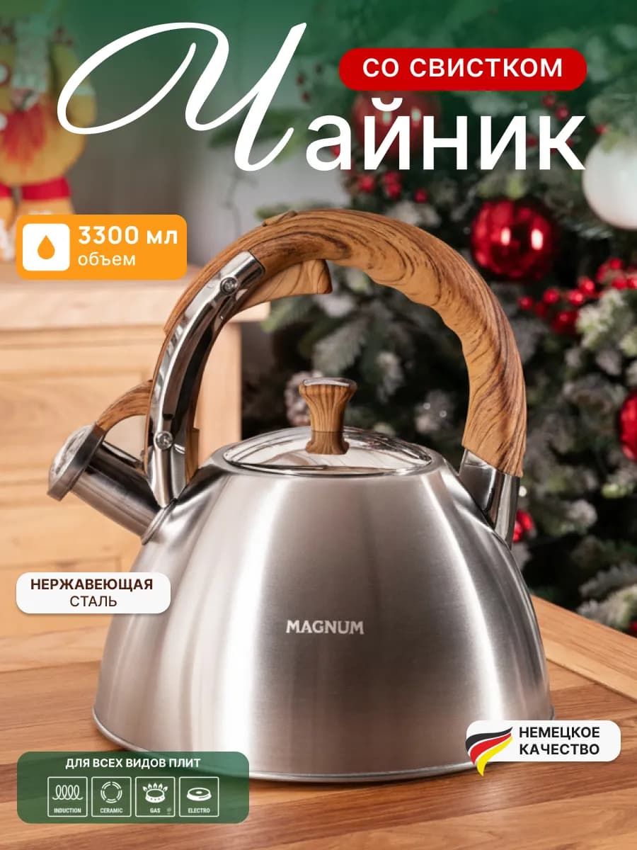 Чайник для плиты со свистком