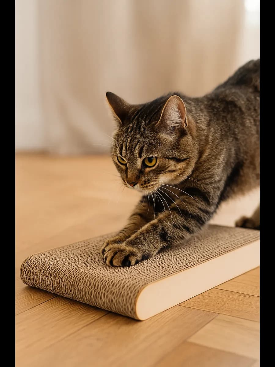 Когтеточка для кошек картонная