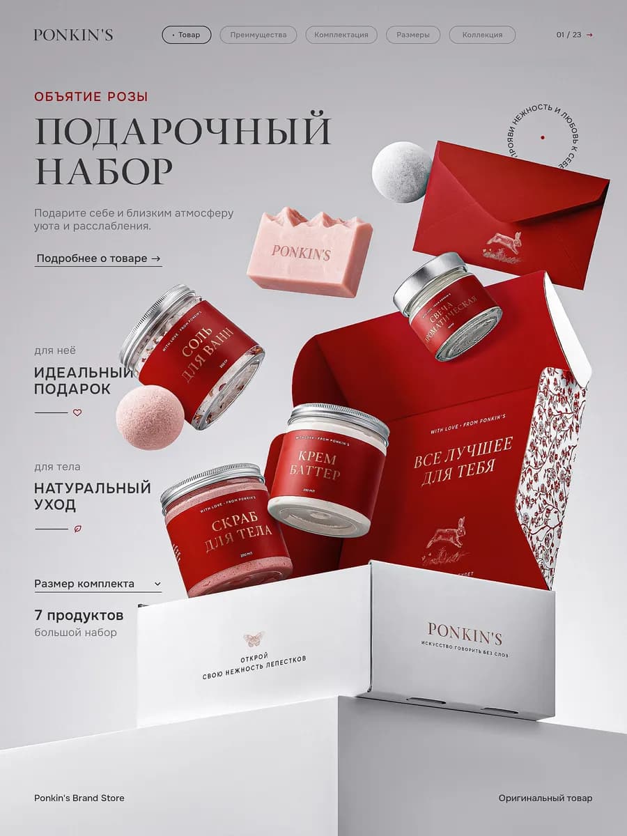 Подарочный набор уходовой косметики