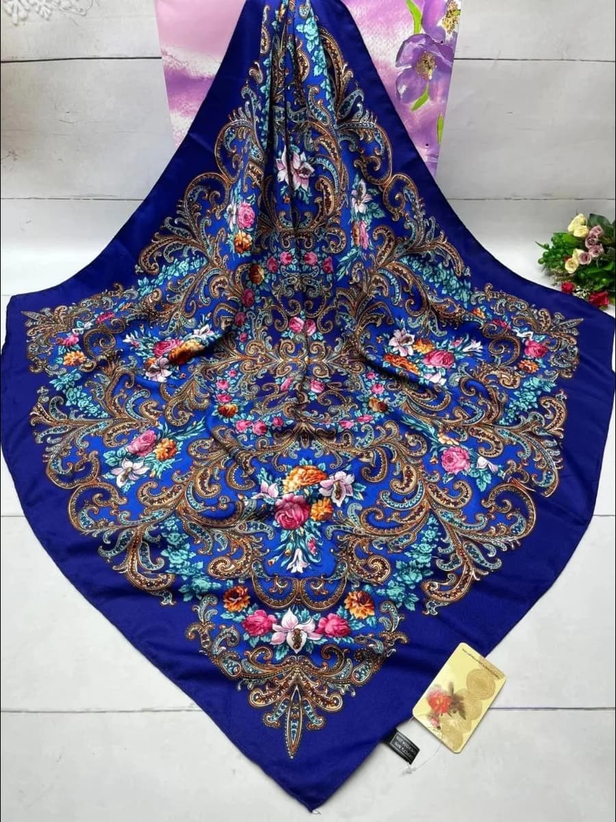 Платок на голову и на шею