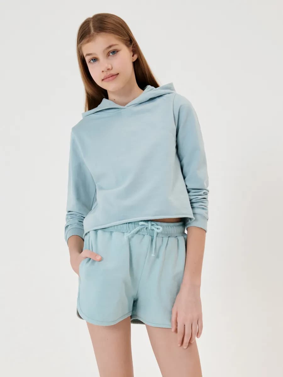 Толстовка укороченная