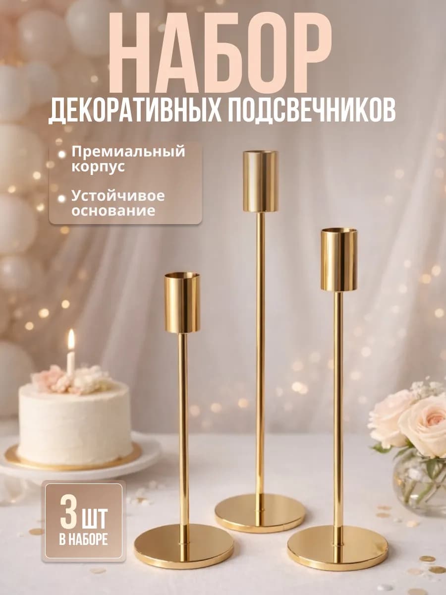 Утонченный подсвечник