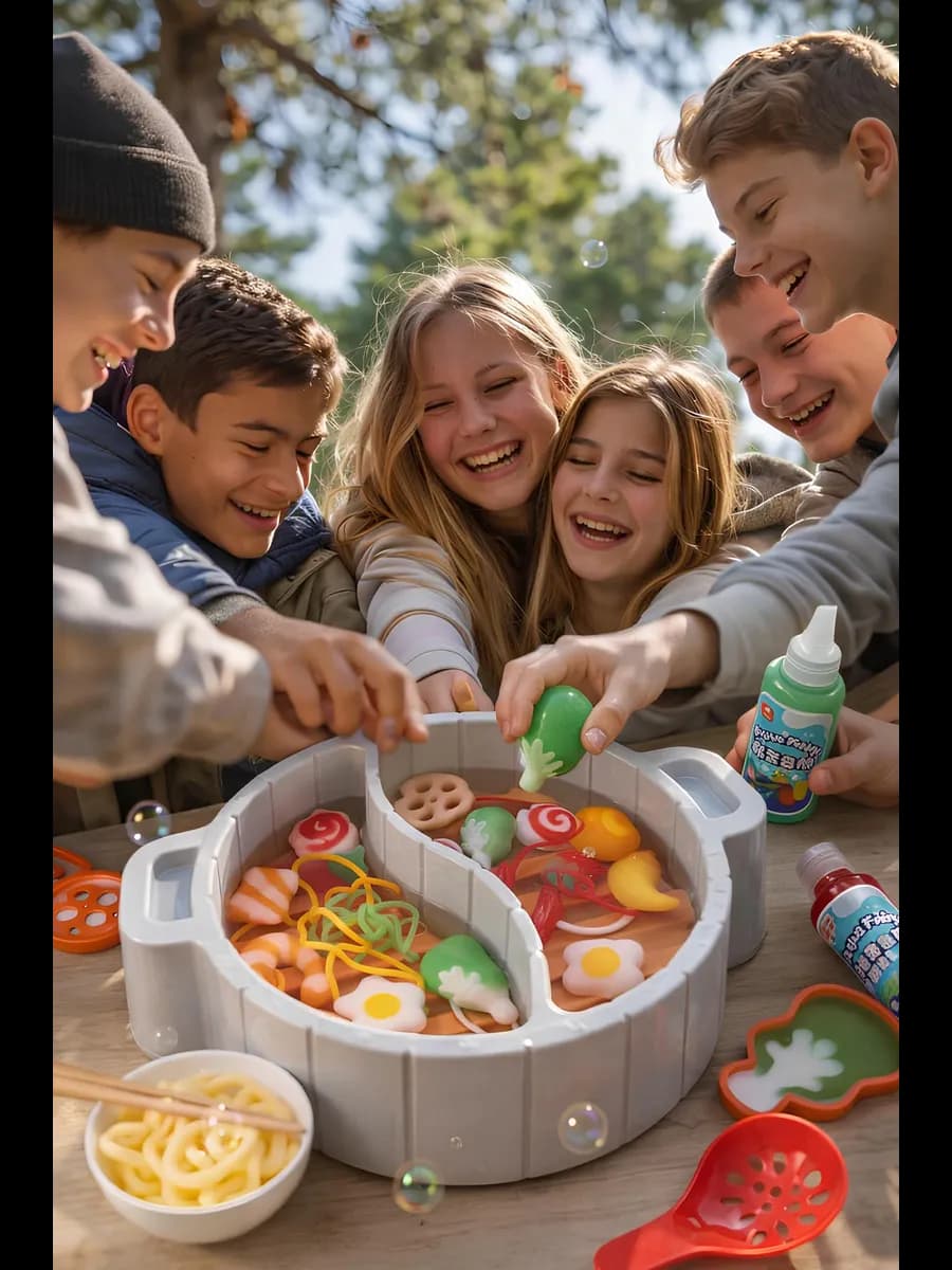 Игровой набор для создания 3d игрушек акваслайм Лапша