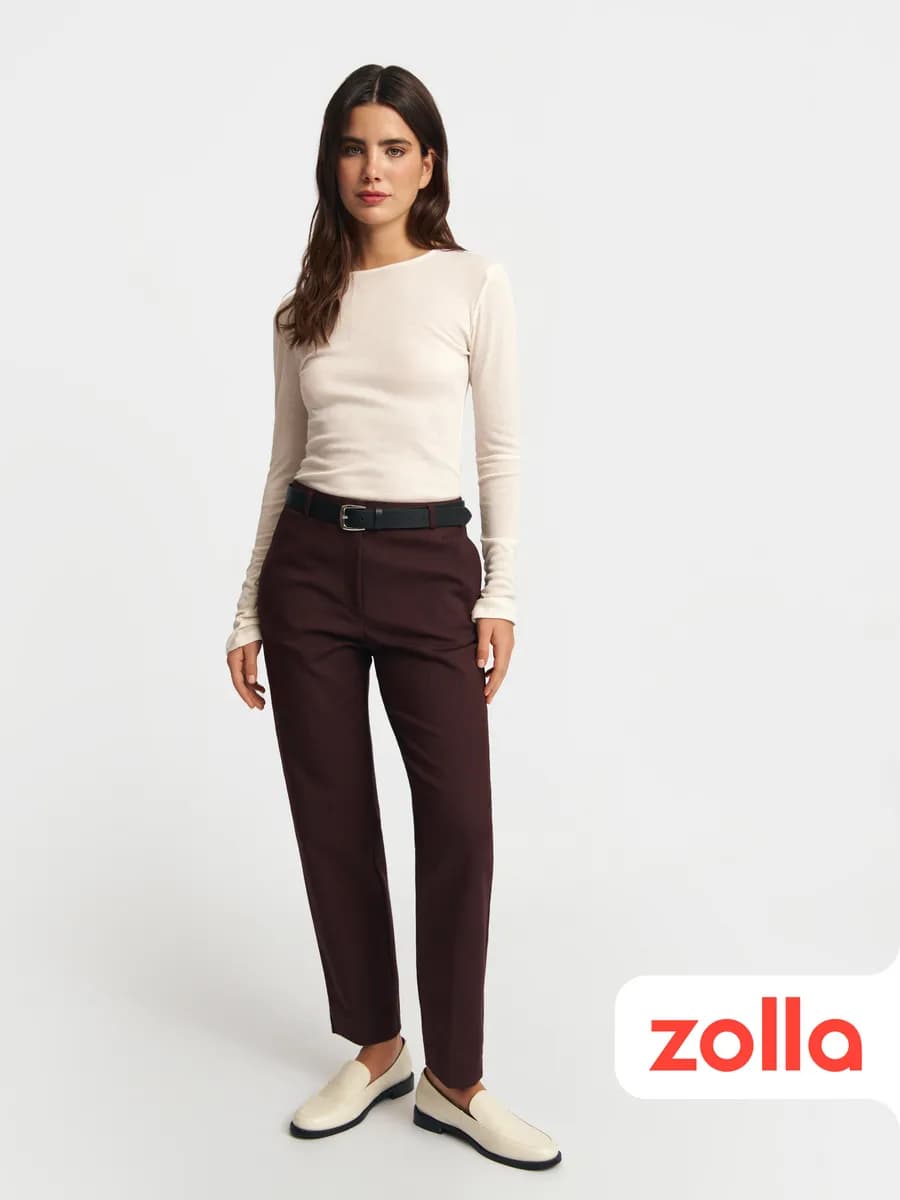 Женские брюки силуэта Slim