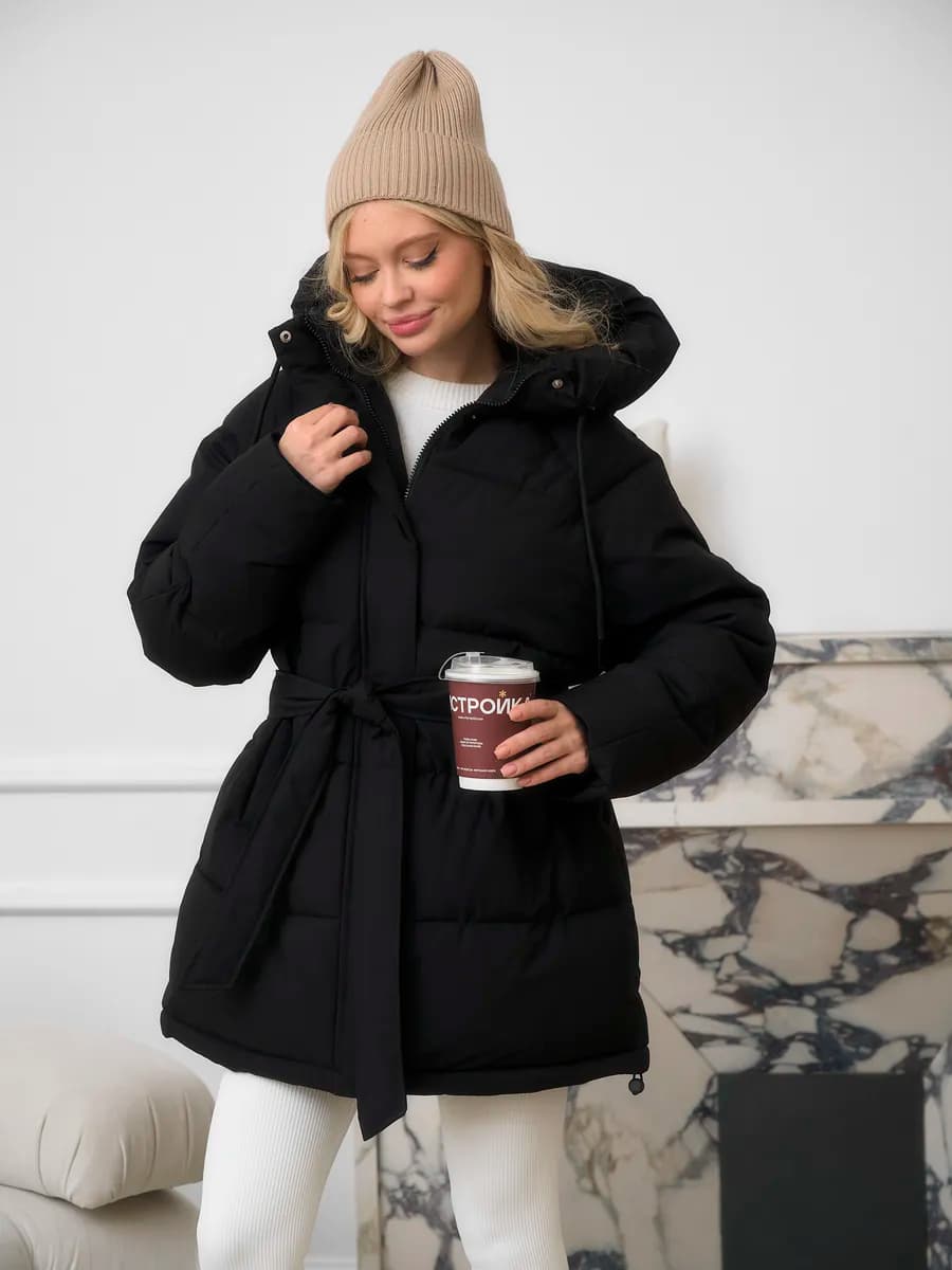 Пуховик куртка зимняя с капюшоном