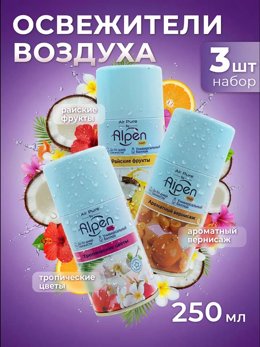 Набор освежителей воздуха для диспенсера