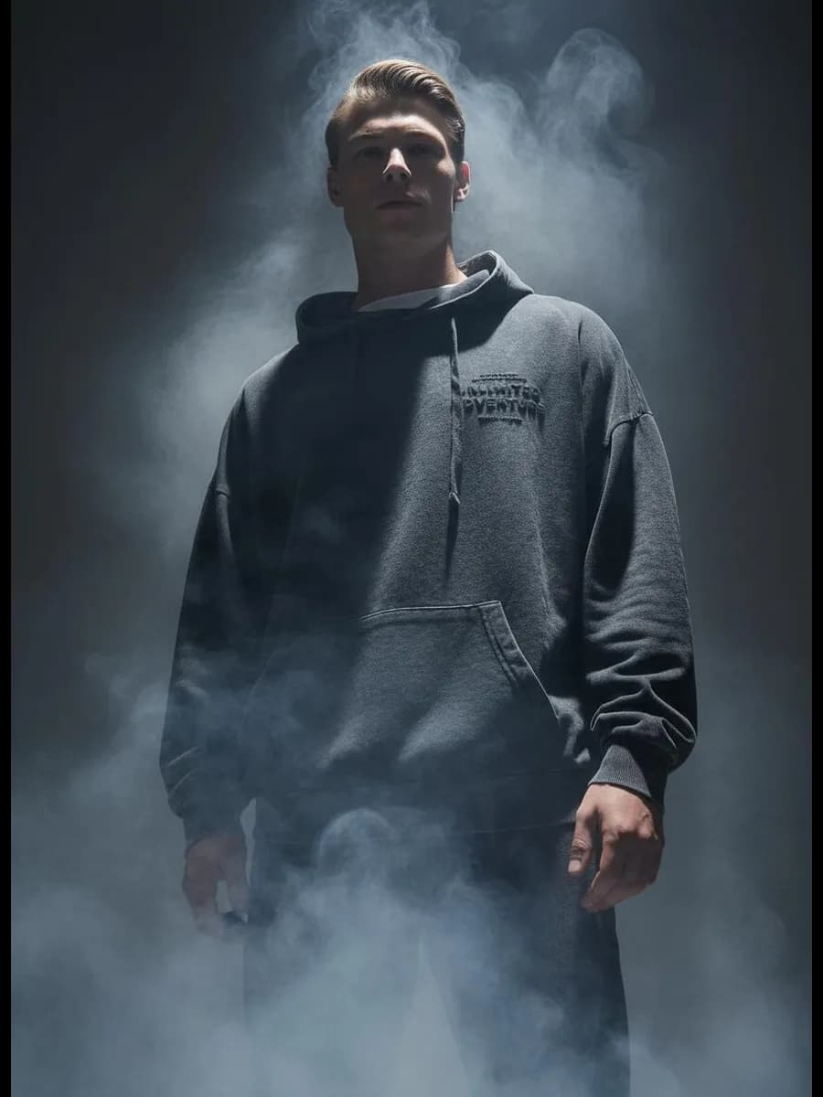 Худи варенка с надписью и начесом - фото 1