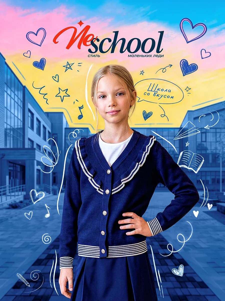 Кардиган школьный