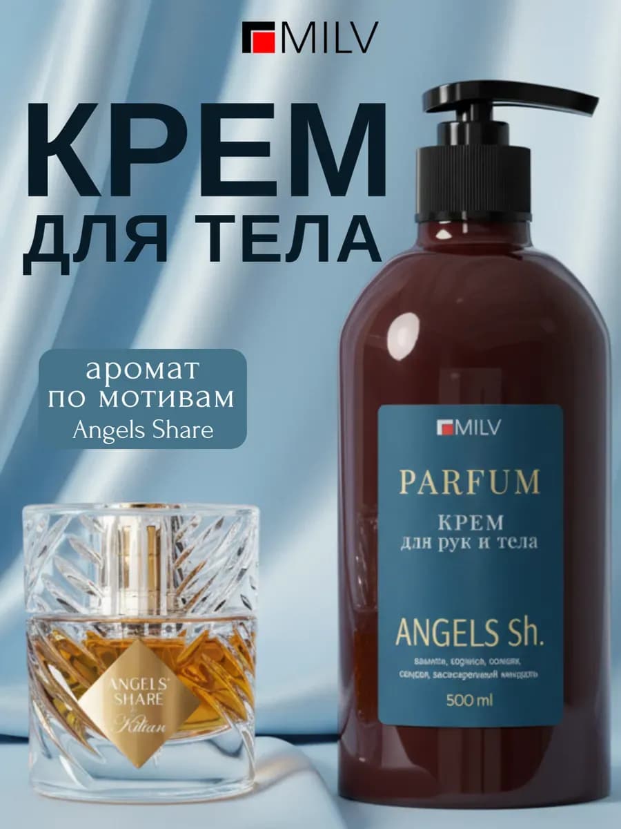 Парфюмированный питательный крем для тела с живицей ANGELS