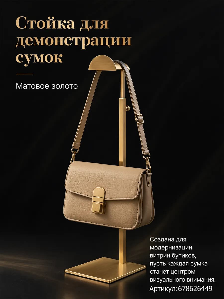 Подставка для сумки Золотой