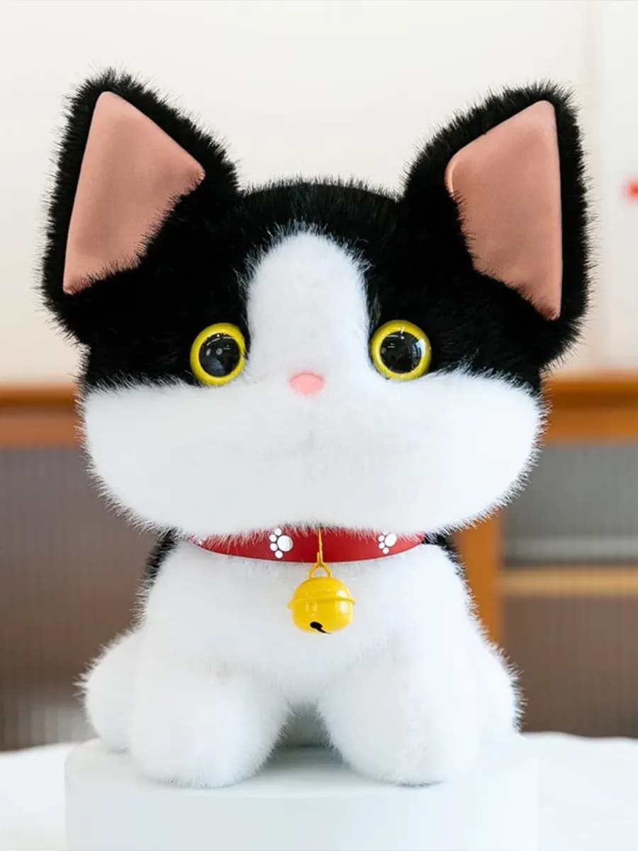 Мягкая игрушка кошечка с шариками